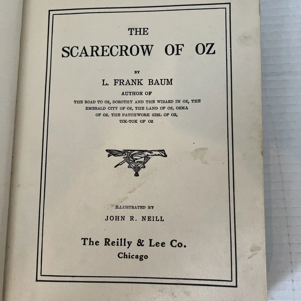 The Scarecrow of Oz,  L Frank Baum Edition 1915 Illustrations John Neill